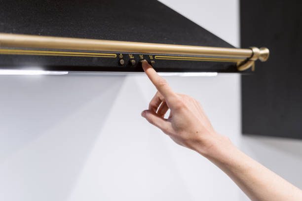 شفاط جليم جاز GHC95IX - بلت إن 90 سم